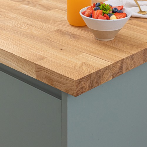 Solid oak wood worktops 40mm - oak,