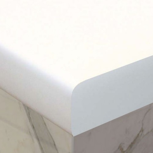 Antique white laminated - white,