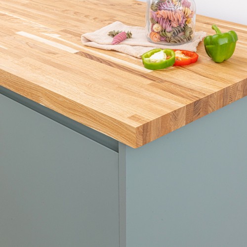 Solid oak kitchen wood - solid,